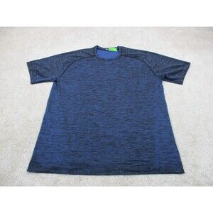 Lululemon Shirt Men Extra Large XL Blue Metal Vent Tech Athletic Short Sleeve